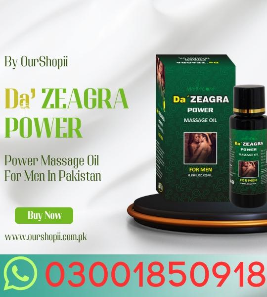Da Zeagra Power Massage Oil For Men