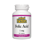 Natural Factors Folic Acid 1mg 90 Tablets Price In Pakistan